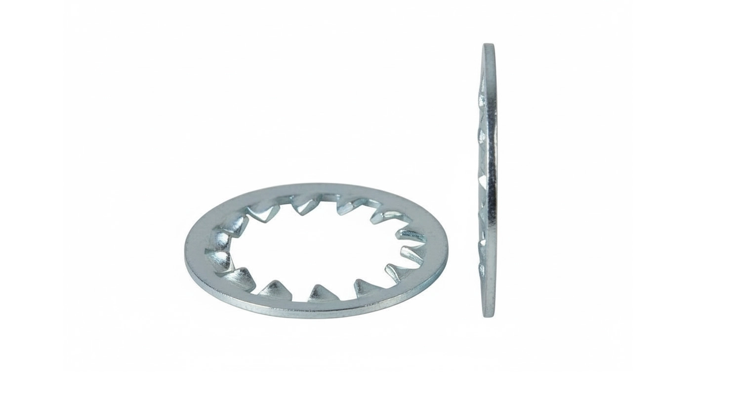 DIN 6797-J цинк Шайба стопорная зубчатая