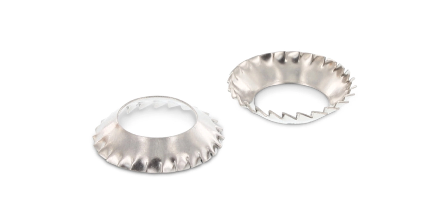 Washer DIN 6798-V M10 A2