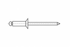 DIN 7337 A2 / A2 Заклепка вытяжная потайная