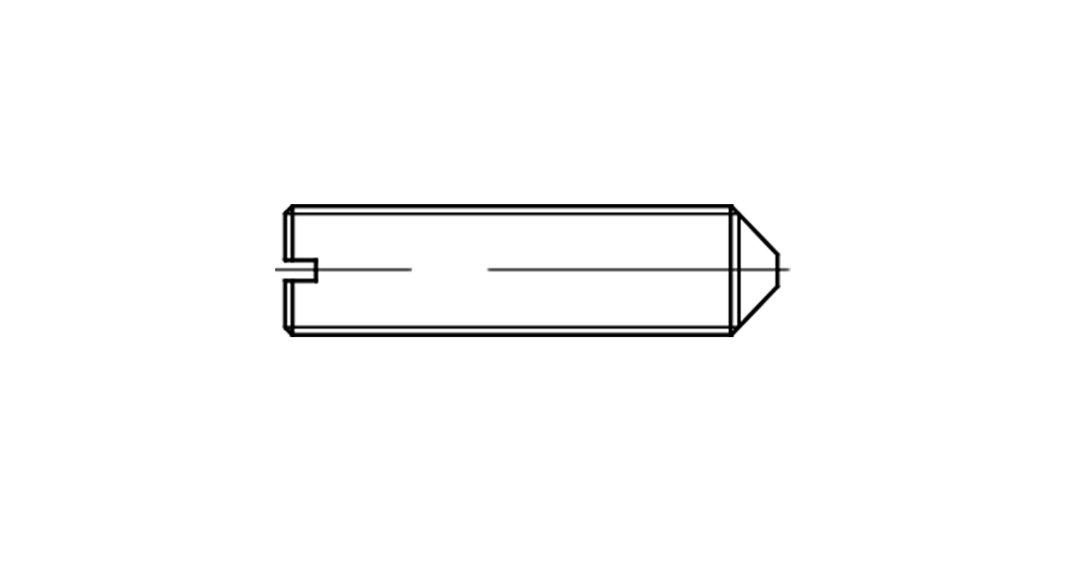 Screw DIN 553 M5x16 A4 креслення