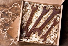 Chocolate set: slip-on key, key 12/13, key 14/15, key 16/17