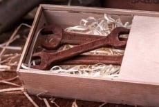 Шоколадный набор ключей гаечных набіргайковихключівшок