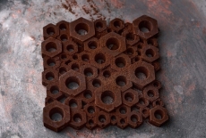 Chocolate nut tile