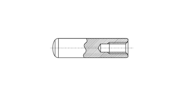  Cylindrical pin with internal thread DIN 7979