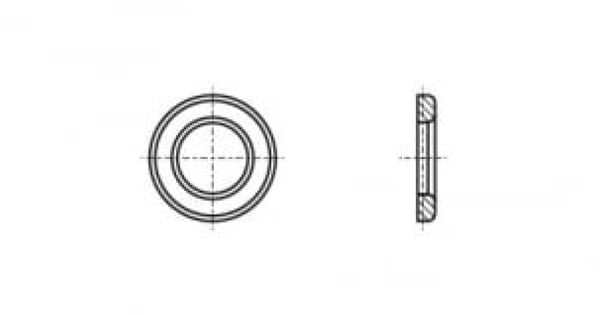  High-strength structural washer DIN 6916