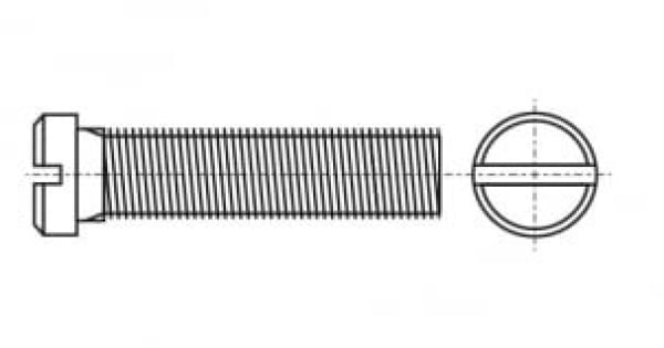PN 82281 Semi-circular socket head screw
