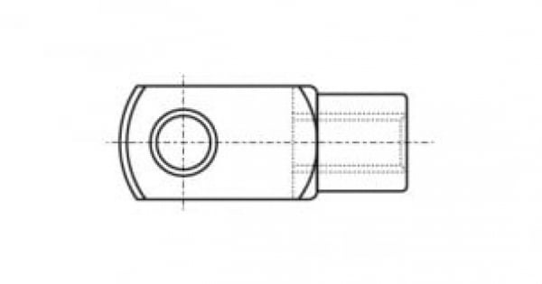  Fork head DIN 71752 G