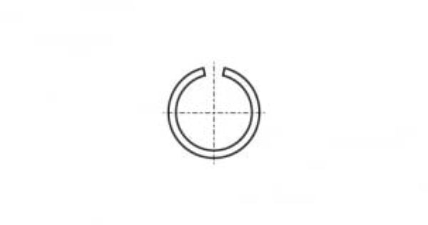 Internal locking ring DIN 7993 B