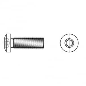 ISO 14583 Гвинт із напівкруглою головкою під torx 