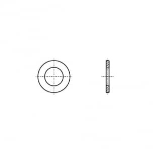 GOST 10450-78 Reduced washer