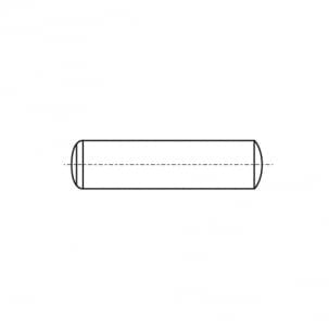 GOST 3128-70 Cylindrical hardened pin