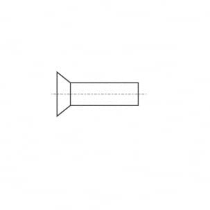 GOST 10300-80 Hammer rivet with countersunk head