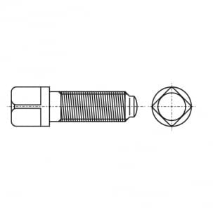 GOST 1486-84 Square head bolt