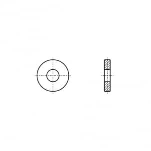 Reinforced washer DIN 6340