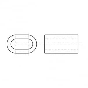 Cable clamp DIN 3093