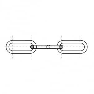 Chain long link DIN 763