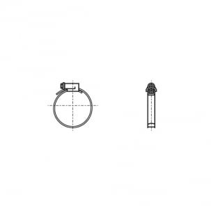 GOST 28191-89 Worm clamp
