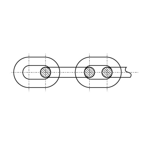 Short link chain DIN 5685