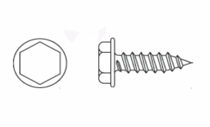 DIN 6928-C Hexagonal head screw with press washer