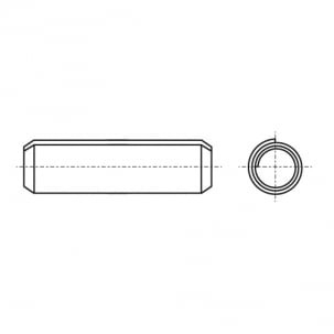 Cylindrical spring pin DIN 7343
