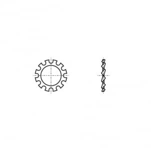 DIN 6797 A Retaining washer