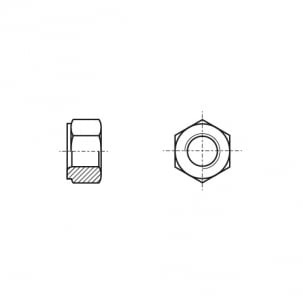 Hex nut DIN 2510-5 NF
