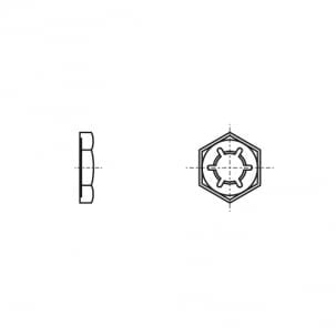 Spring lock nut DIN 7967