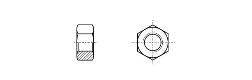 ISO 8674 Гайка шестигранна