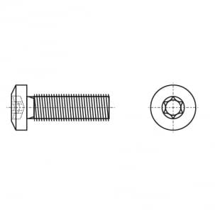 Гвинт із напівкруглою головкою під torx ISO 14583