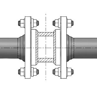 Фланцевие соединение рисунок